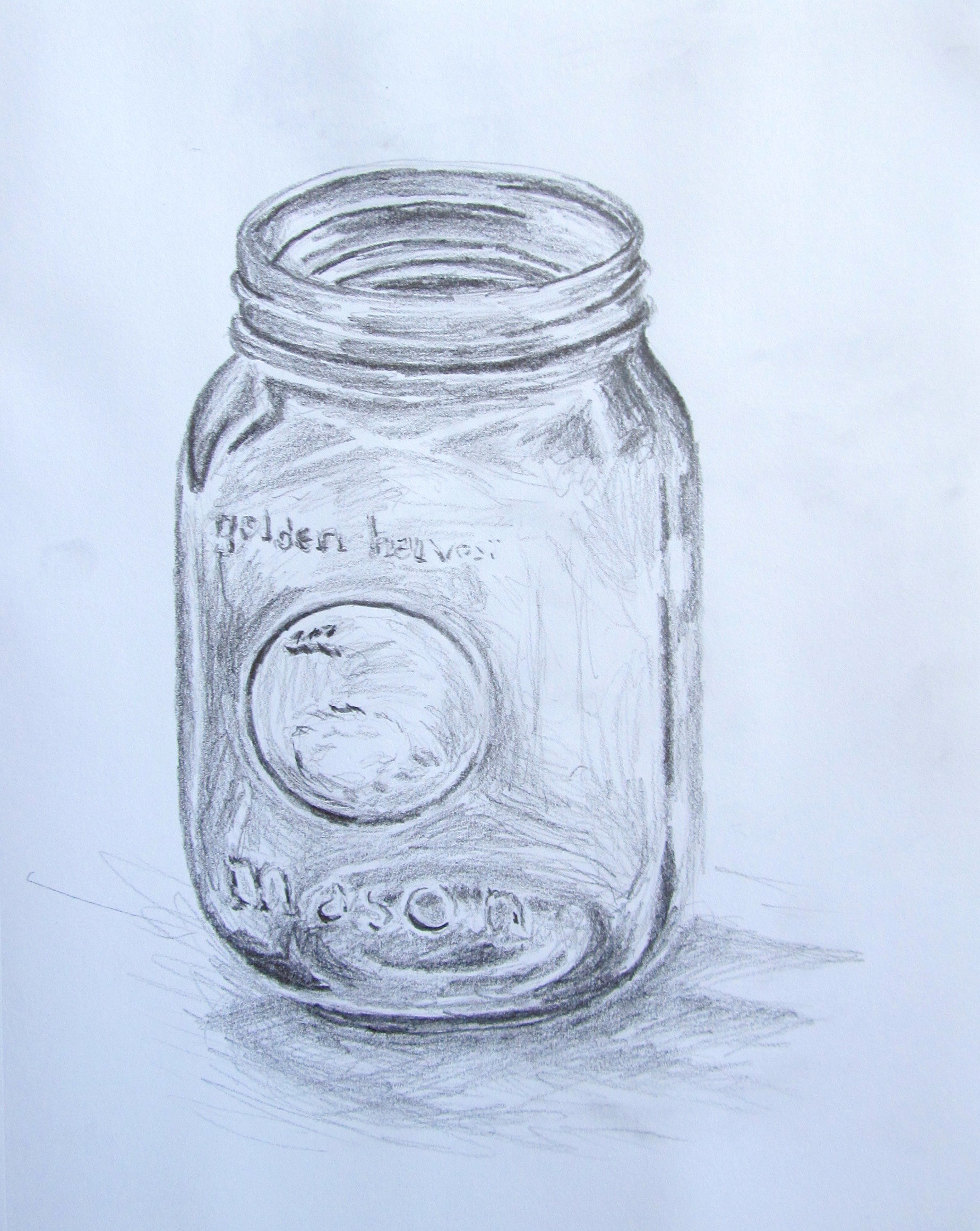 Mason Jar Drawing at GetDrawings Free download