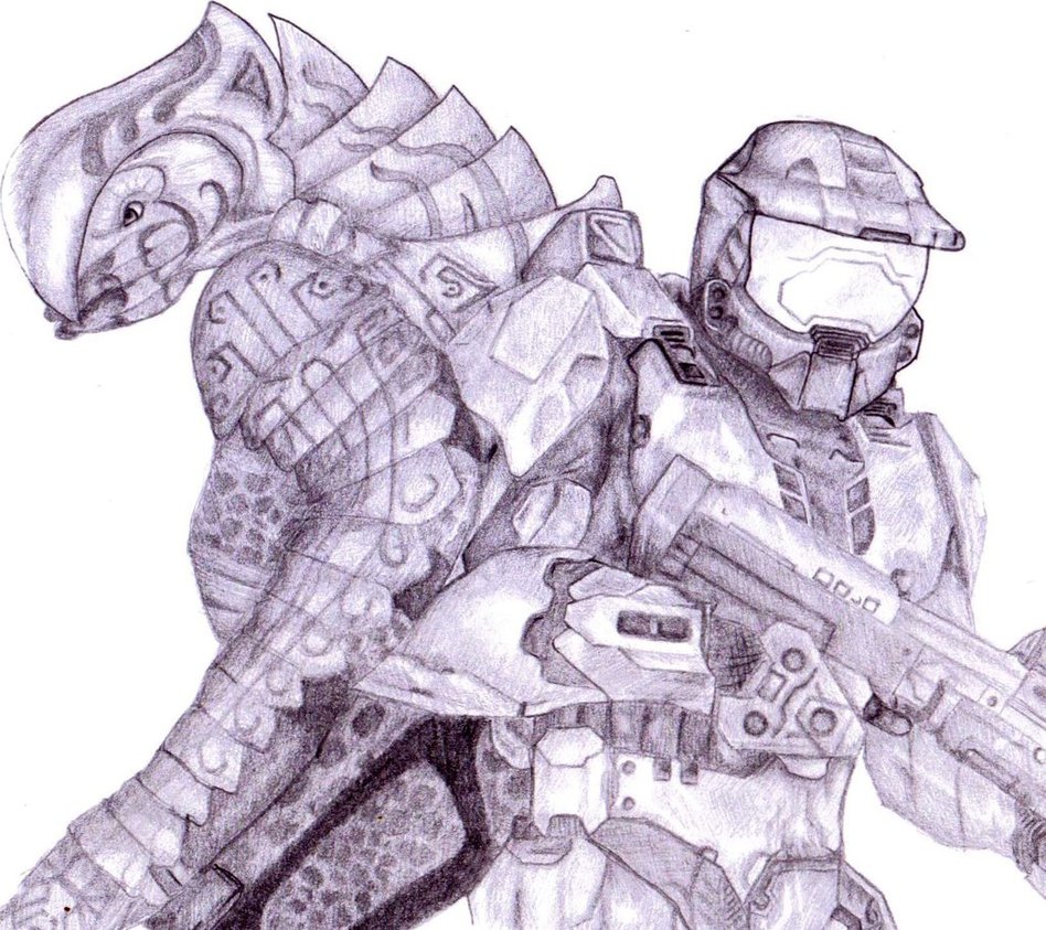 948x843 Master Chief And The Arbiter By 7fallenangel7.