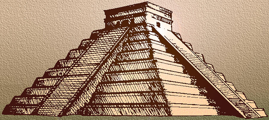 Mayan Pyramid Drawing at GetDrawings | Free download