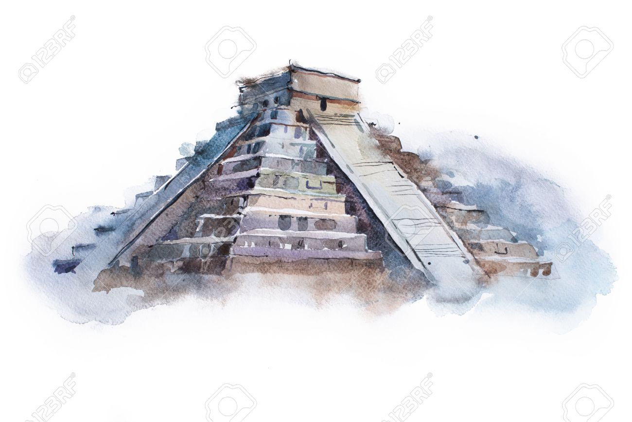 Mayan Temple Drawing at GetDrawings Free download