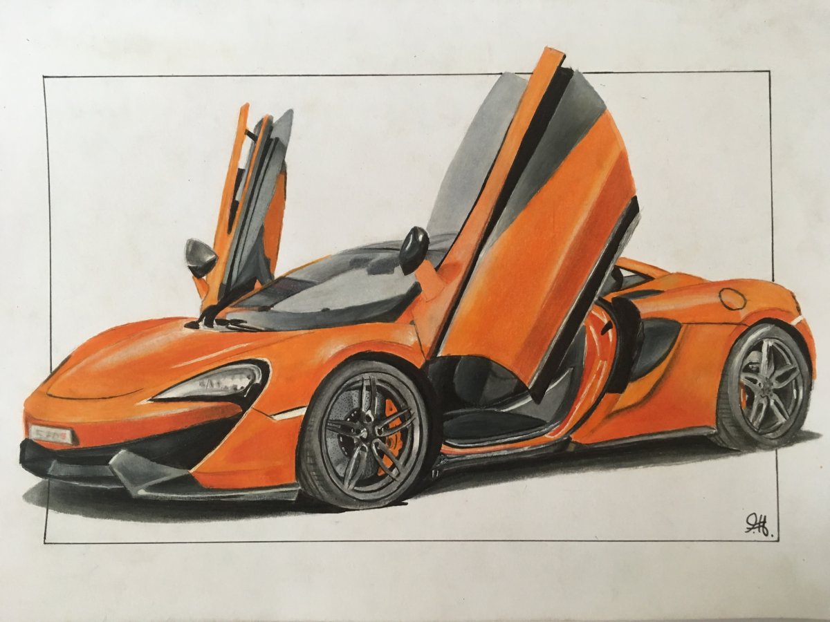 Mclaren Drawing at GetDrawings Free download