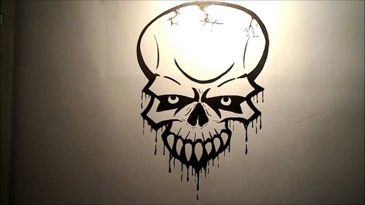 Simple Skull Tattoo Designs for Beginners - wide 4