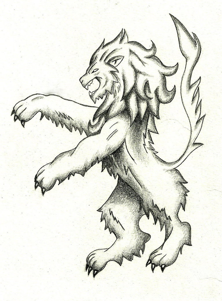 Medieval Lion Drawing at GetDrawings Free download