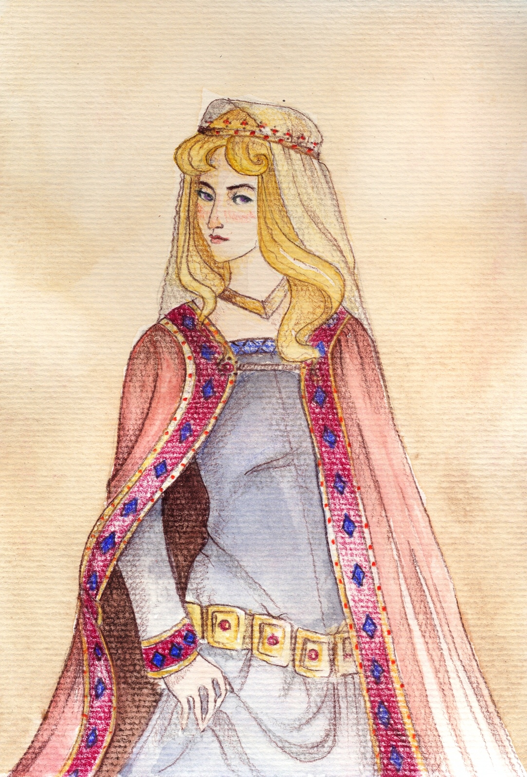 Medieval Princess Drawing at GetDrawings | Free download