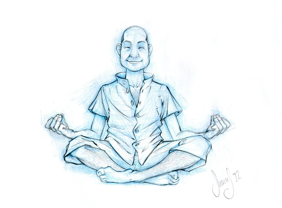 Meditating Drawing at GetDrawings Free download