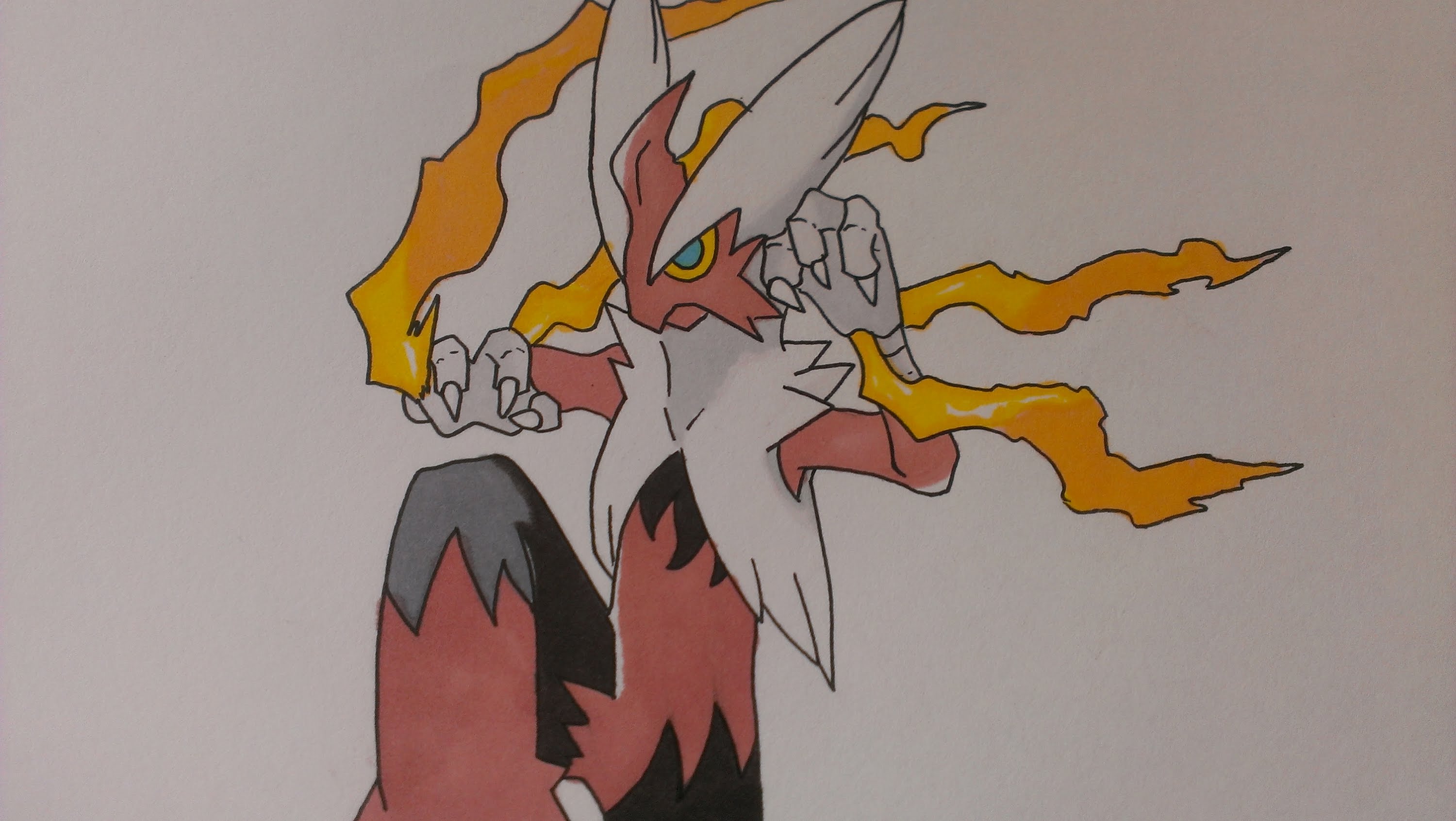 Blaziken drawings