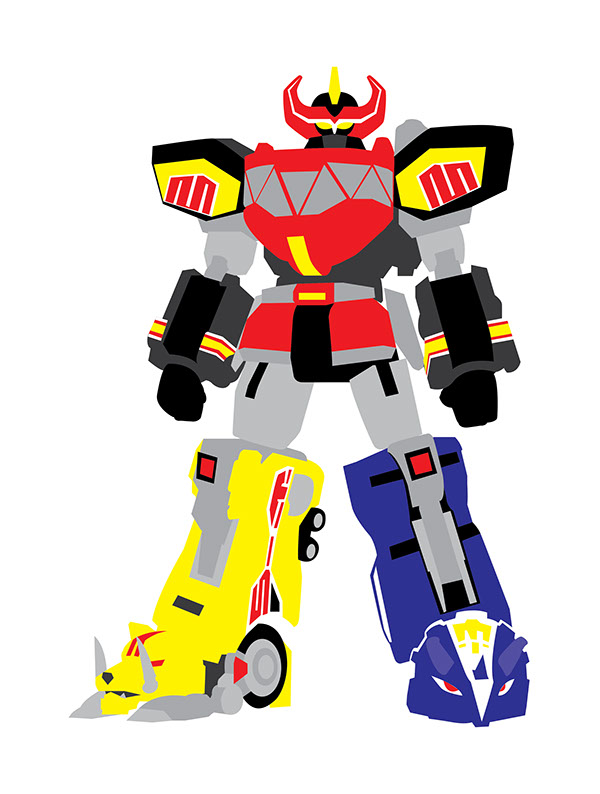 Megazord Drawing at GetDrawings | Free download