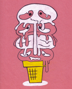 Melting Ice Cream Drawing at GetDrawings | Free download