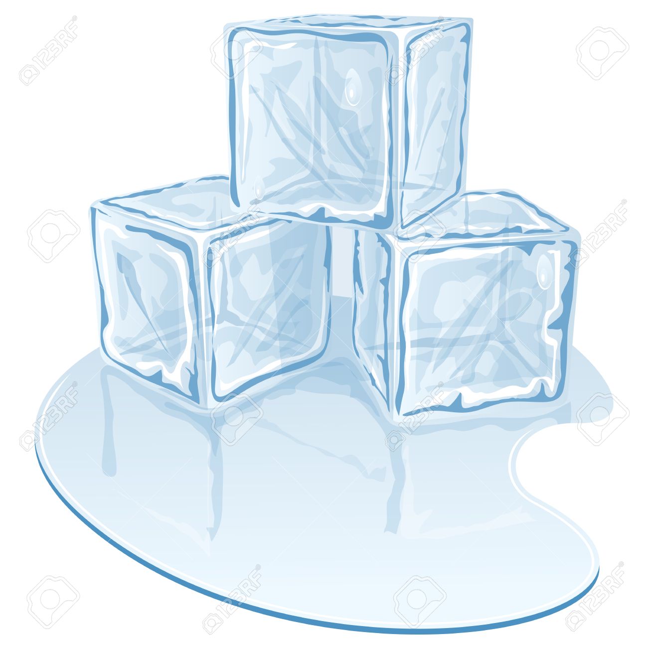 Melting Ice Cubes Drawing at GetDrawings | Free download