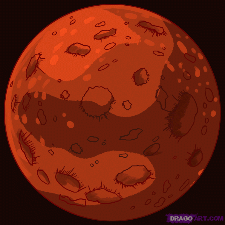 Mercury Planet Drawing at GetDrawings | Free download