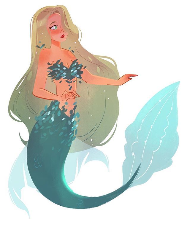  Realistic Sketch Mermaid Drawings for Kids