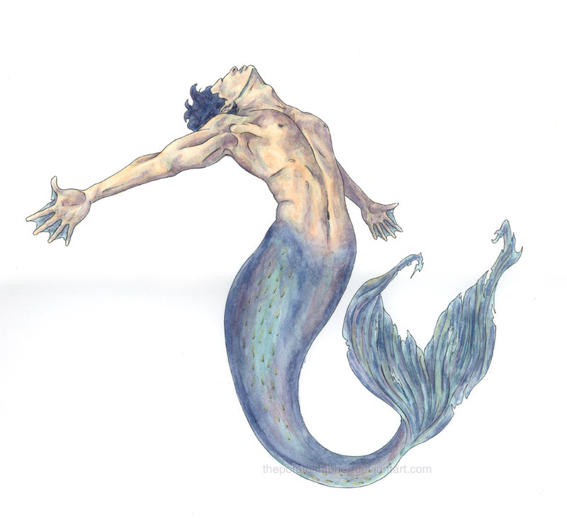 Merman Drawing at GetDrawings | Free download