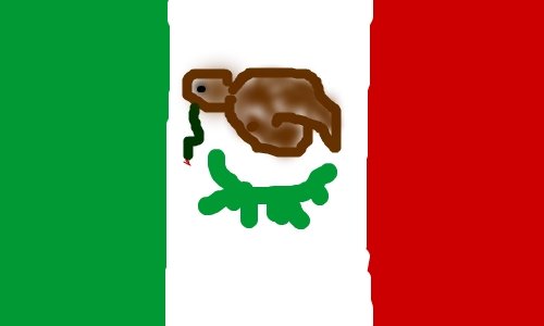 Mexican Flag Drawing at GetDrawings | Free download