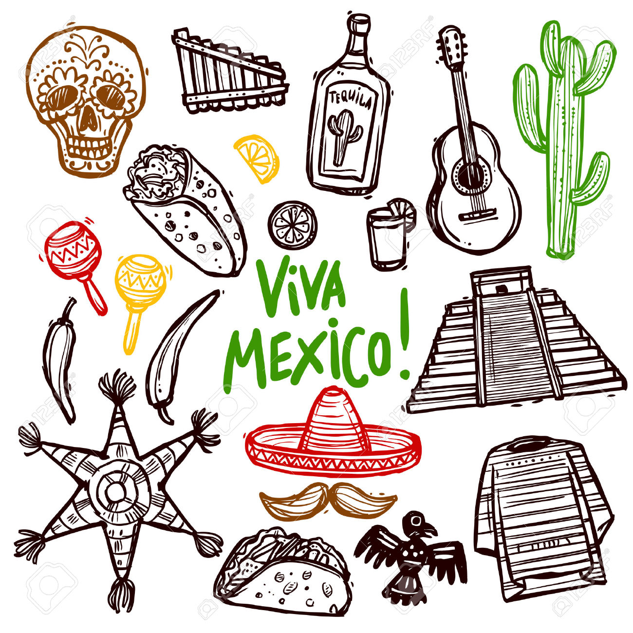 Mexican Food Drawing at GetDrawings Free download
