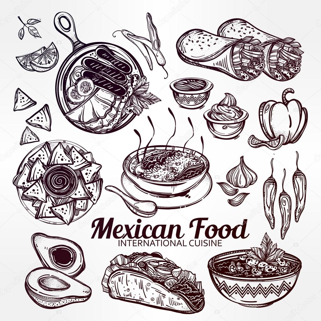 Mexican Food Drawing at GetDrawings Free download