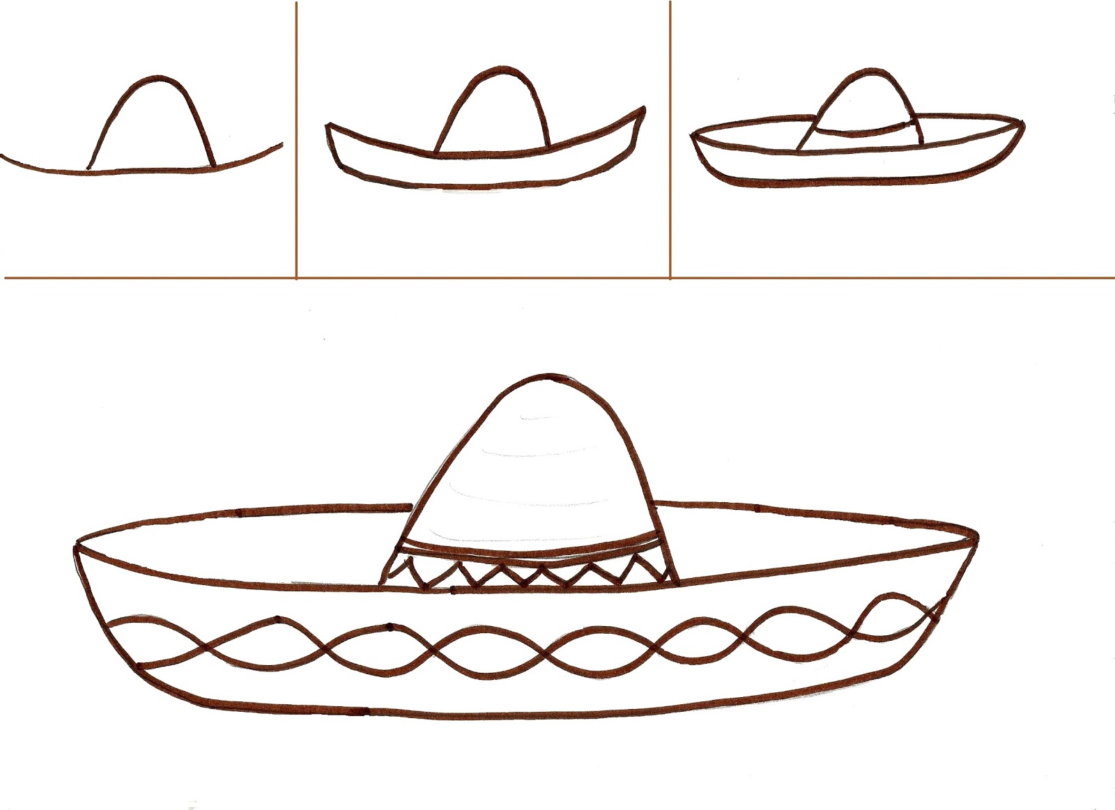 Mexican Hat Drawing at GetDrawings Free download