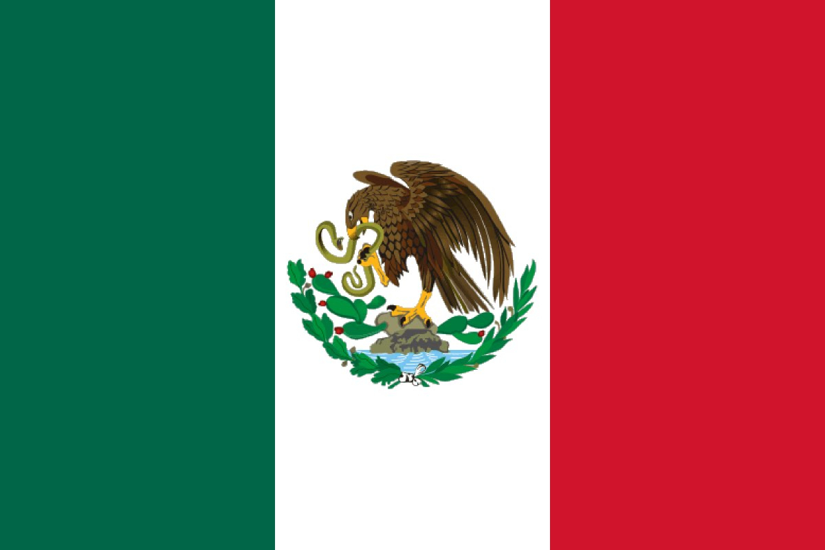 Mexico Flag Drawing at GetDrawings | Free download