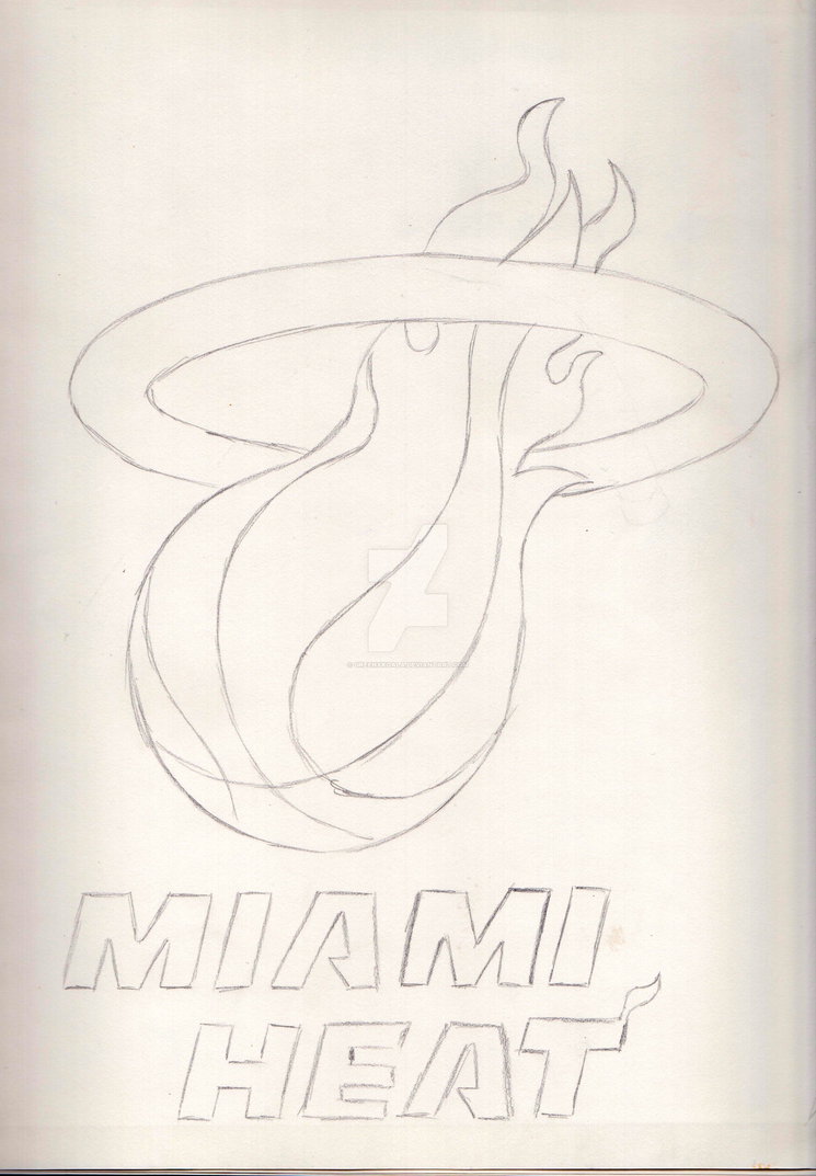 Miami Heat Logo Drawing at GetDrawings Free download