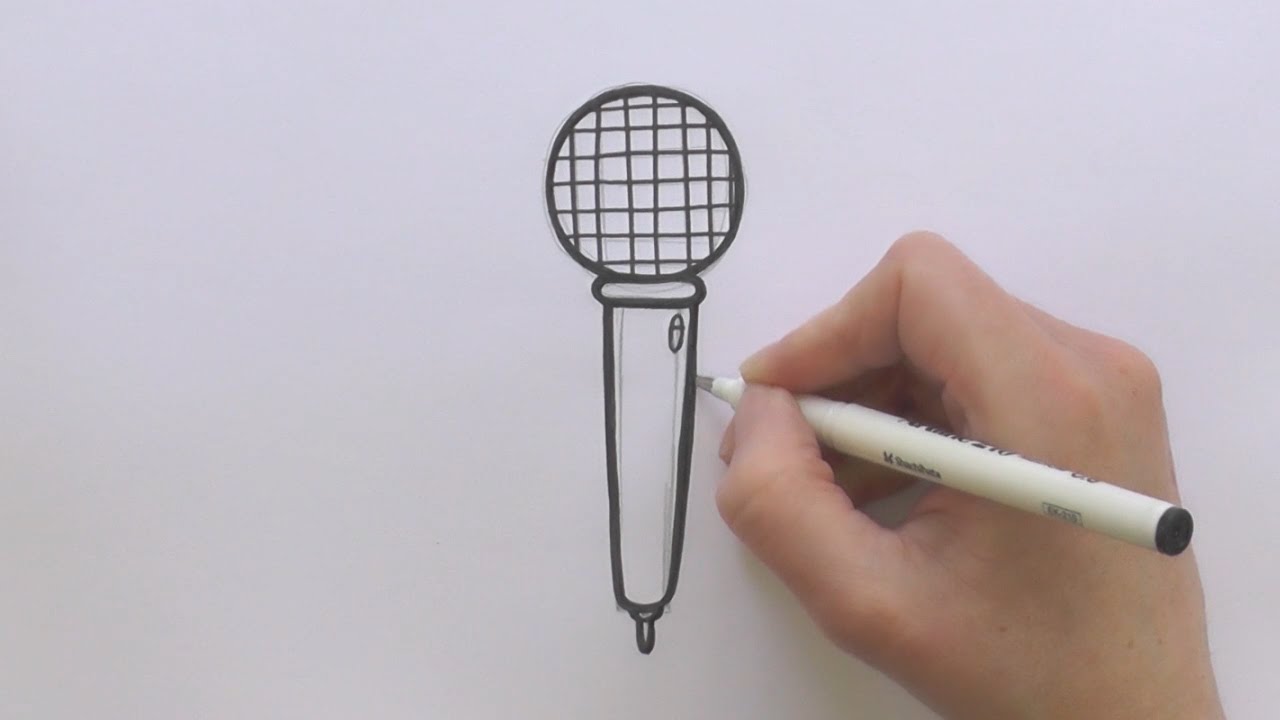 Mic Drawing at GetDrawings | Free download