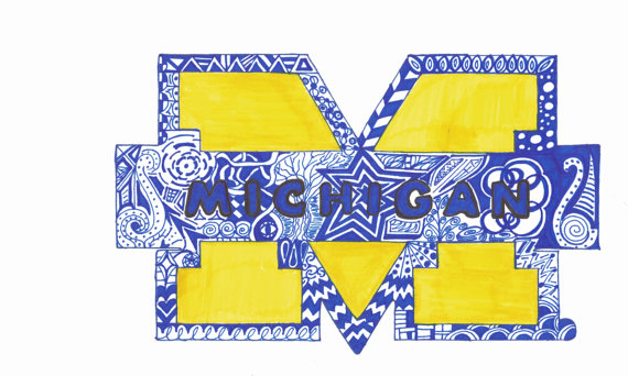 Michigan Drawing At Getdrawings Free Download