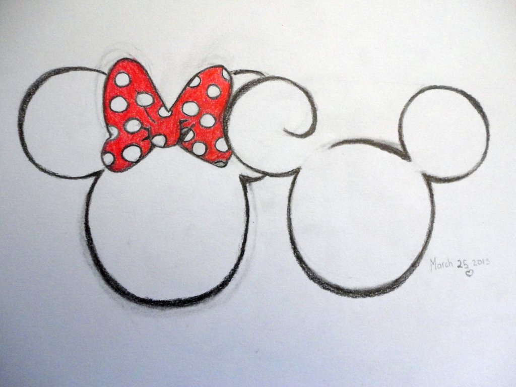 Mickey Mouse Ears Drawing at GetDrawings Free download