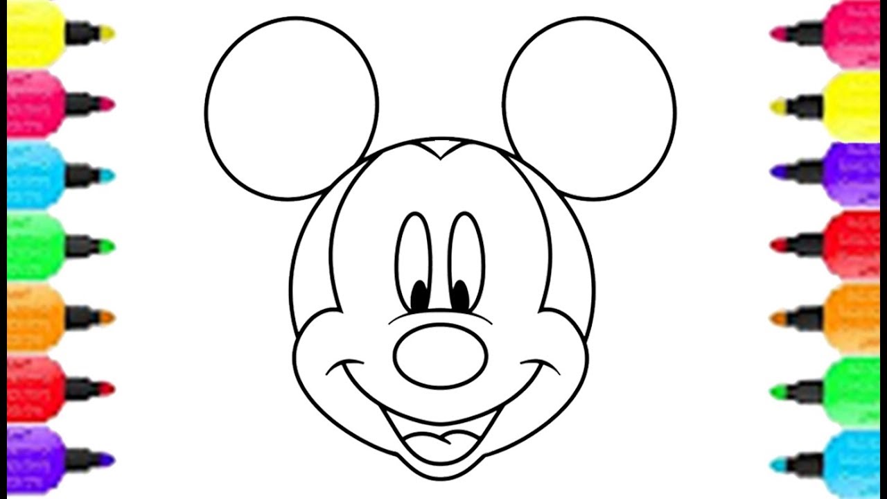 Mickey Mouse Face Drawing At GetDrawings Free Download