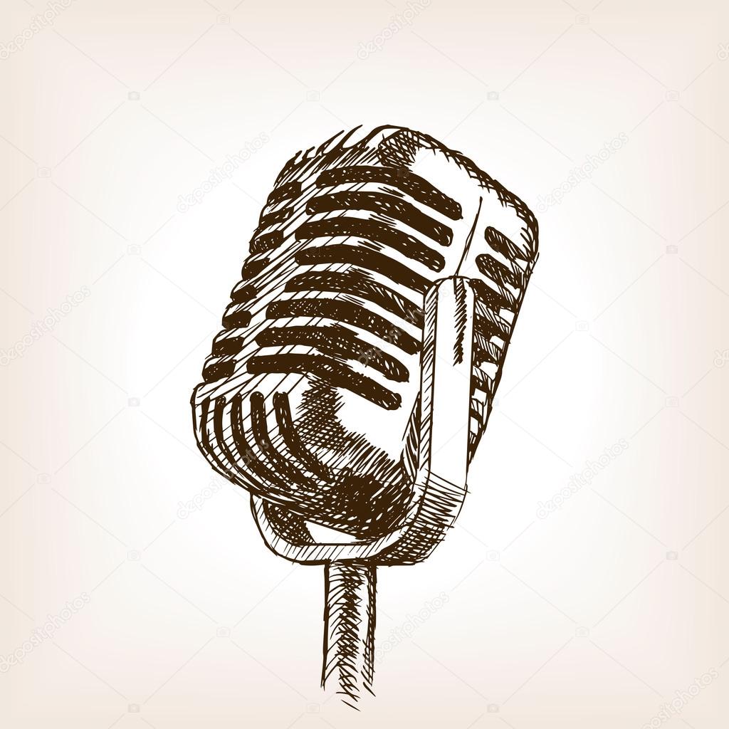 Microphone Drawing at GetDrawings Free download