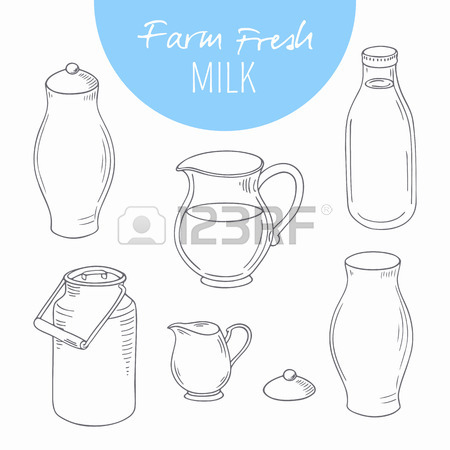 Milk Jug Drawing at GetDrawings | Free download