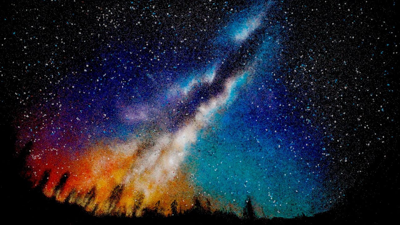 Milky Way Drawing at GetDrawings Free download