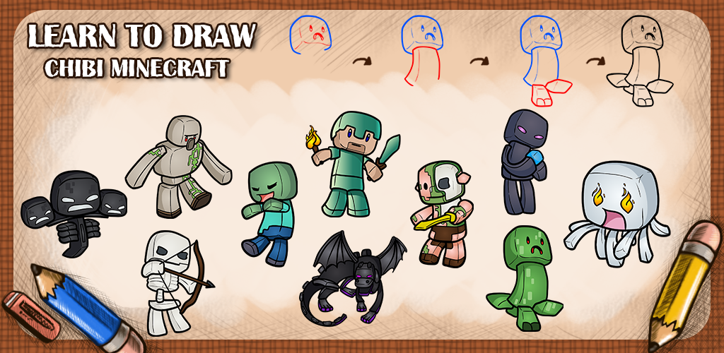 Minecraft Drawing Pictures at GetDrawings | Free download