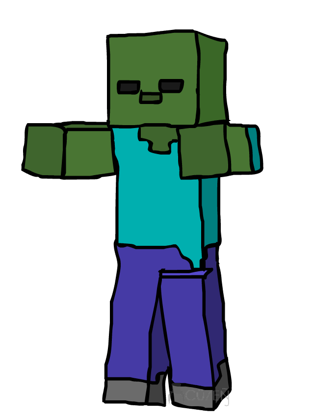 Minecraft Drawing Zombie At GetDrawings Free Download