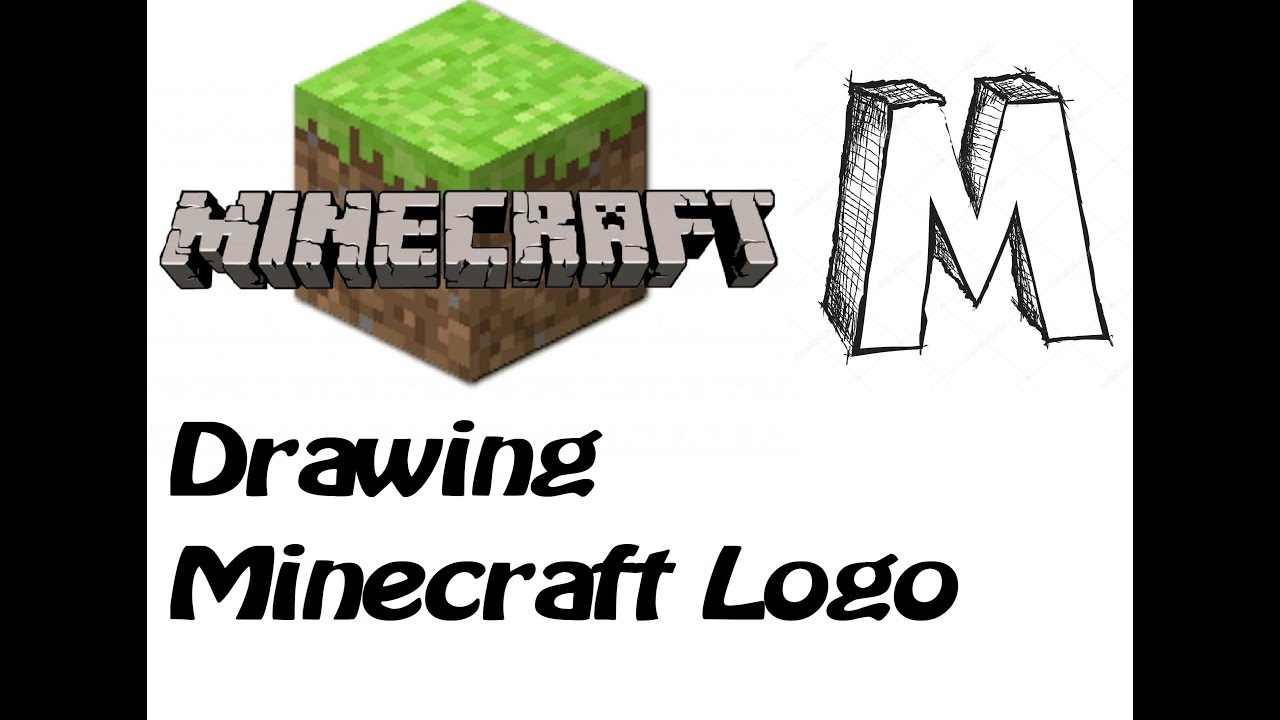 Minecraft Logo Drawing at GetDrawings Free download