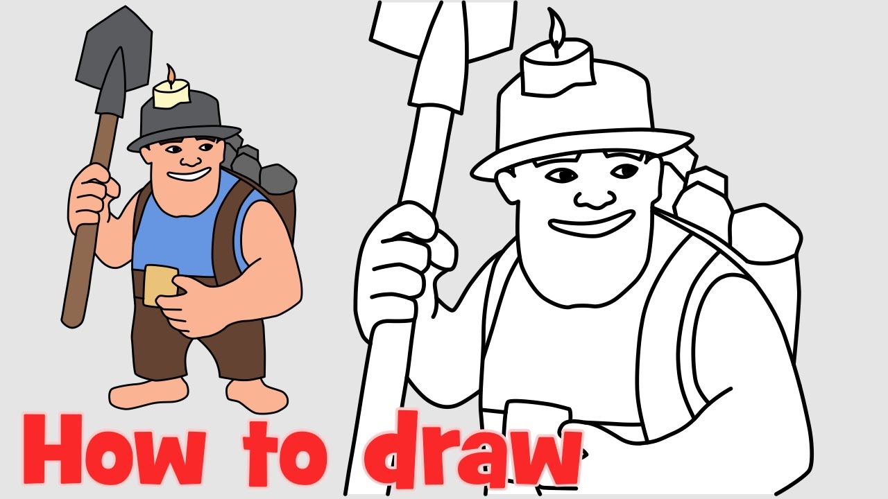 Miner Drawing at GetDrawings | Free download