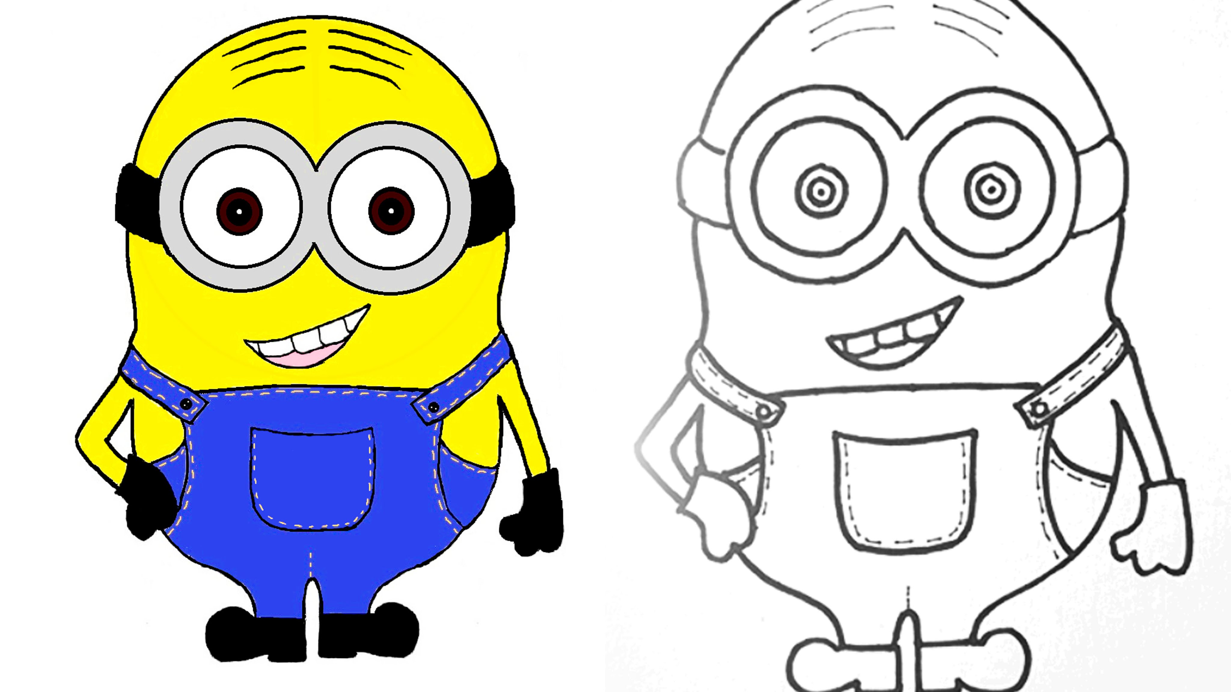 Best Minion Sketch Drawing for Girl