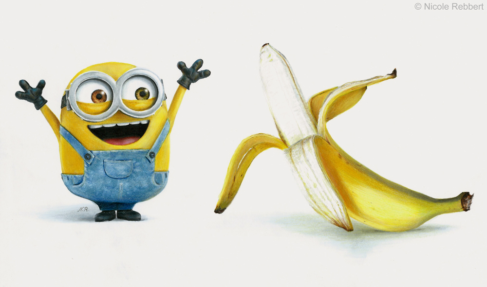 Minions Drawing Banana at GetDrawings Free download