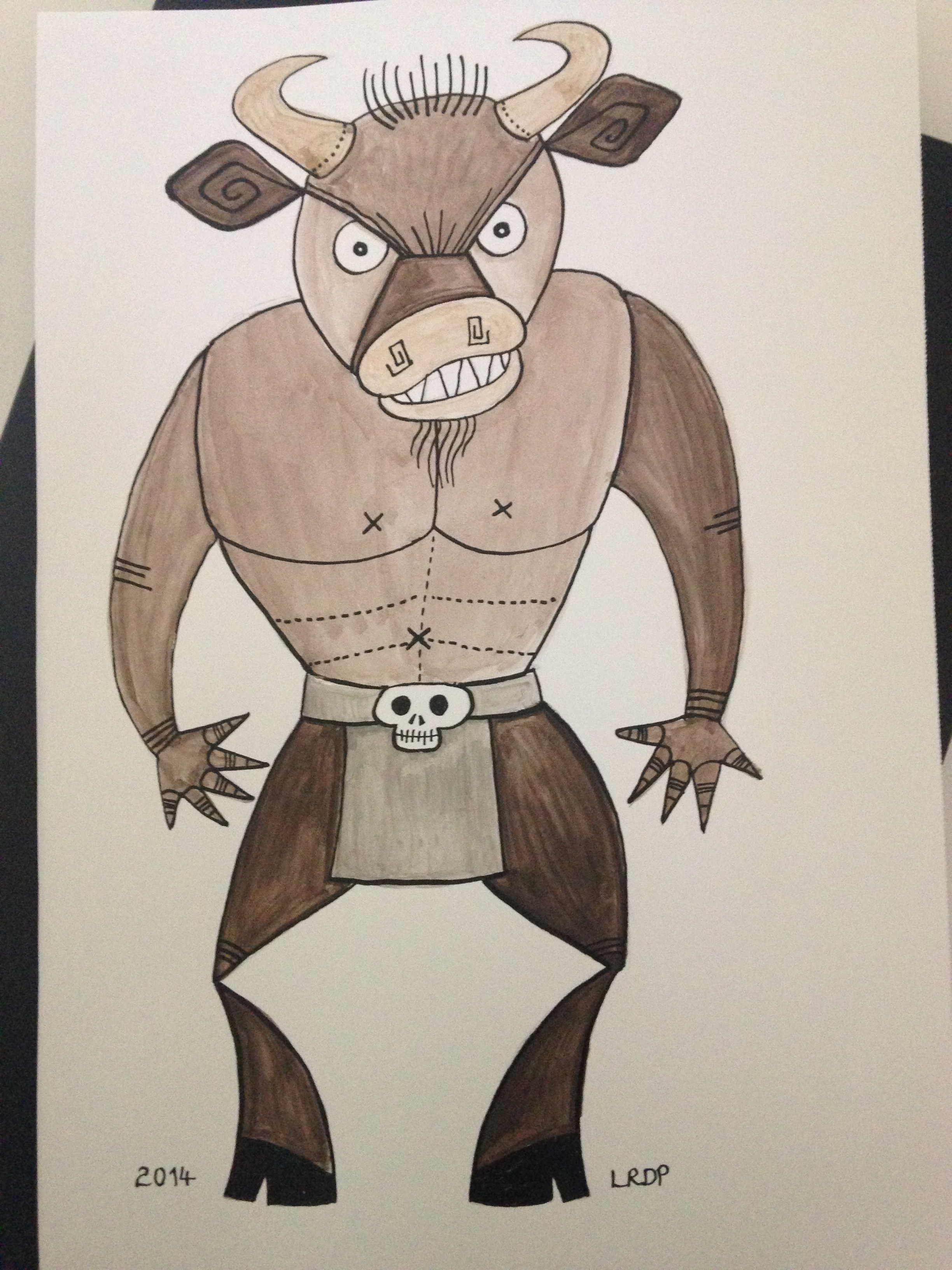 Minotaur Drawing at GetDrawings Free download