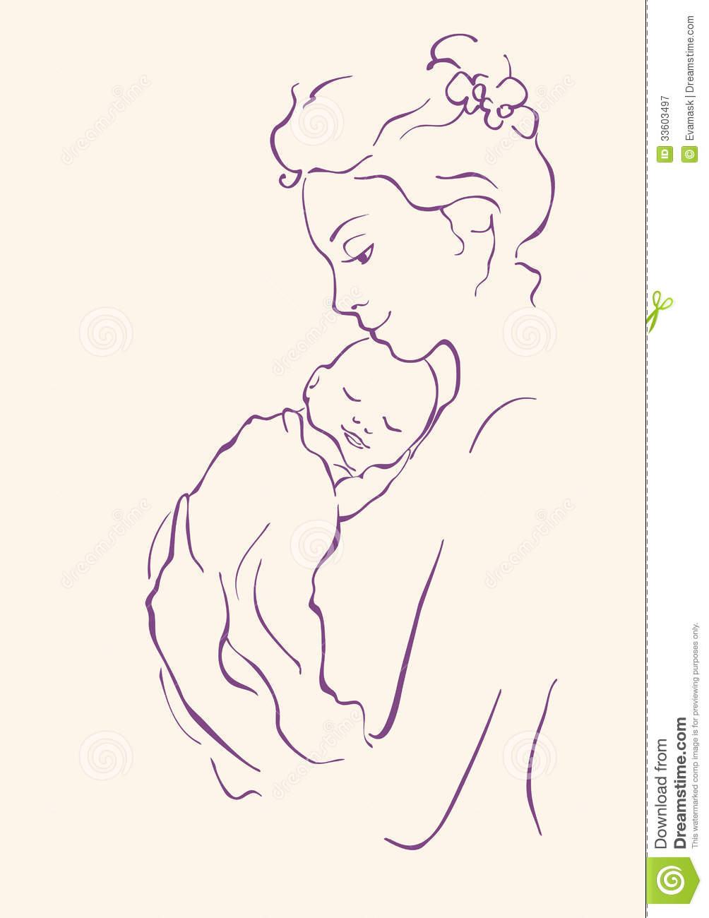 Мама и ребенок руки Графика