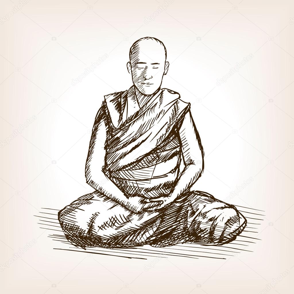 Monk Drawing at GetDrawings Free download