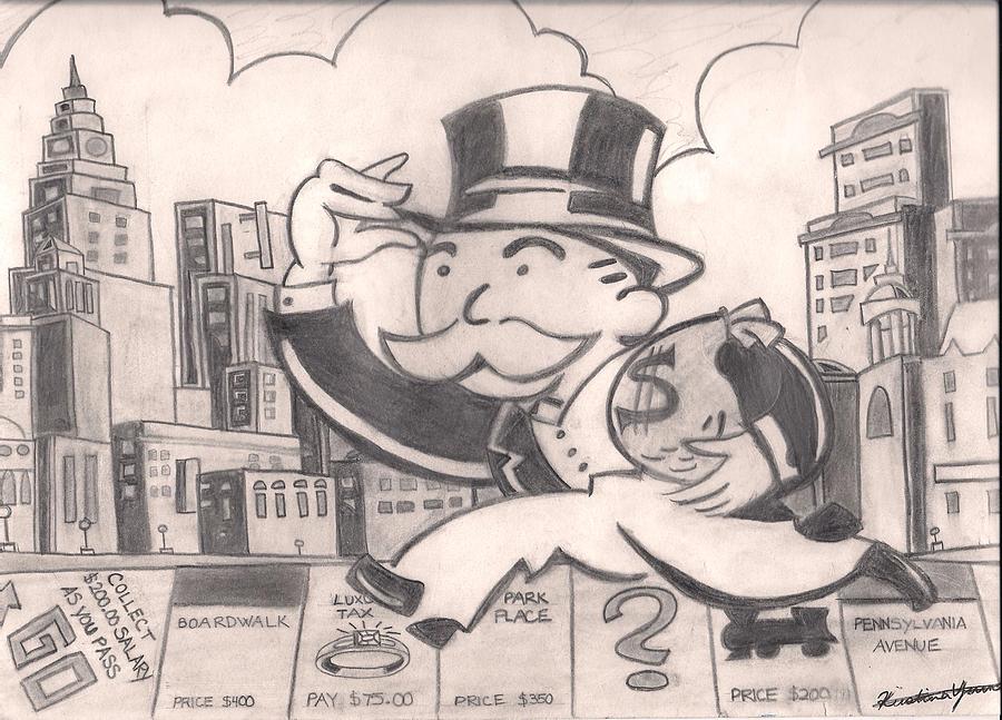 monopoly tokens coloring page