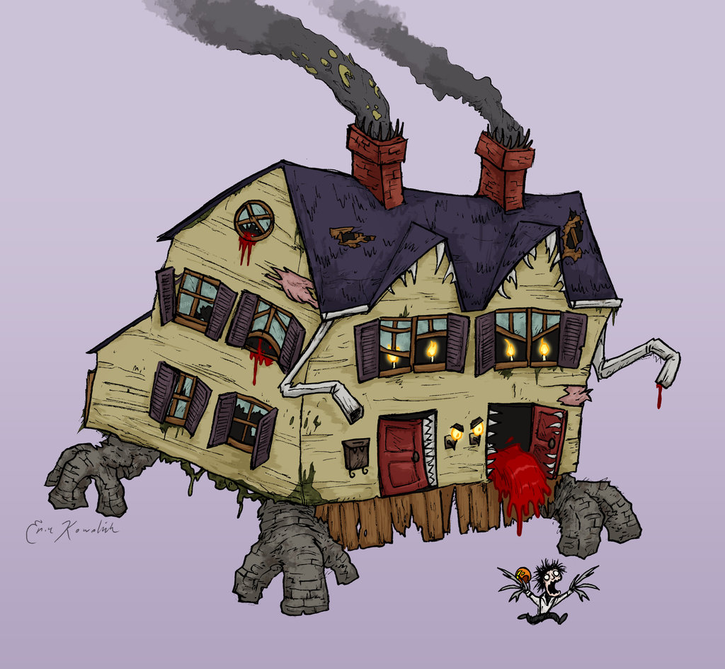 Monster House Drawing at GetDrawings Free download