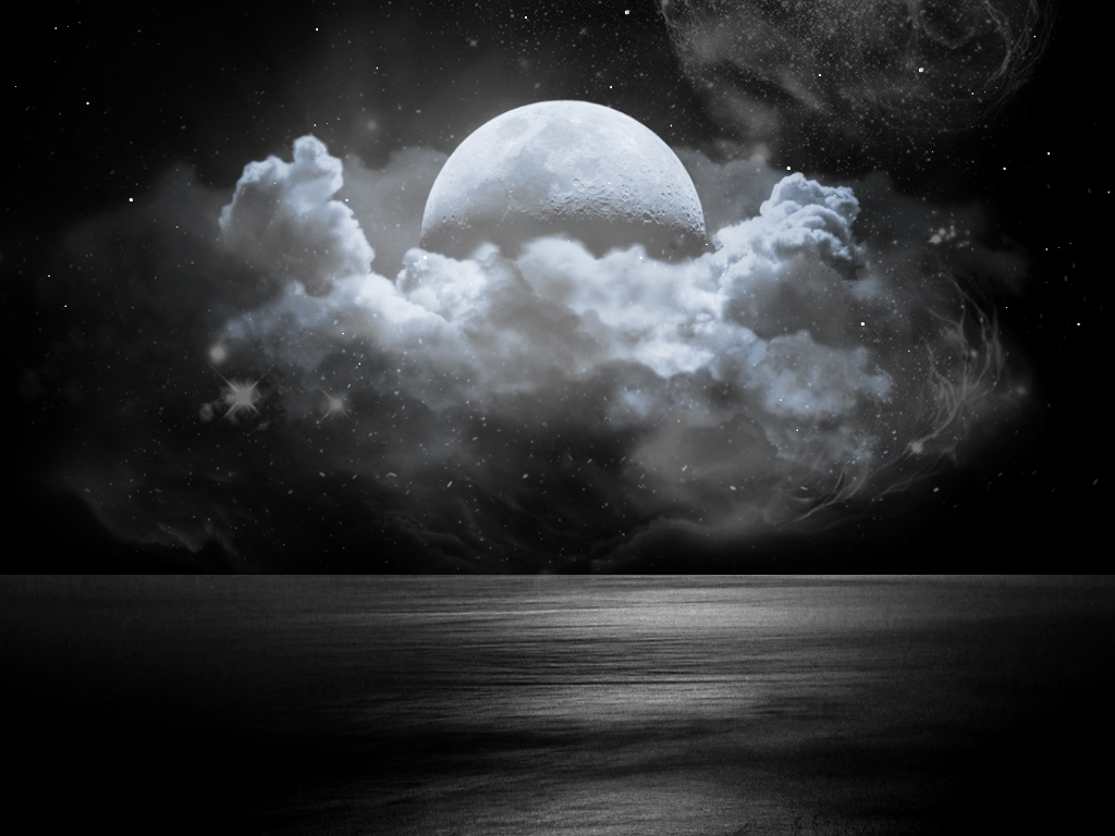 Moon And Clouds Drawing at GetDrawings Free download