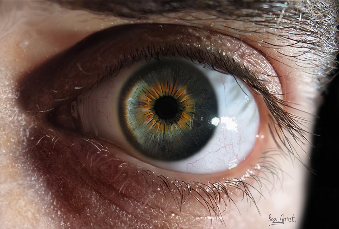 1123x761 The Most Realistic Eye In The World Drawing In Photoshop Hd! 