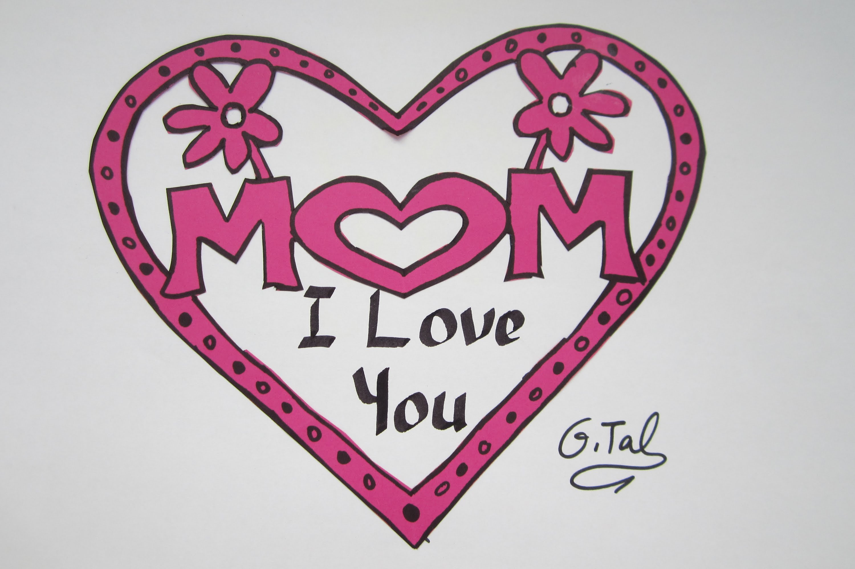 3000x1998 Top Handmade Mothers Day Card.