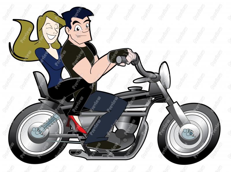 Motorcycle Cartoon Drawing at GetDrawings | Free download