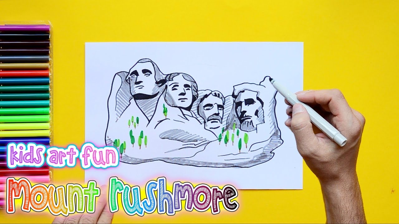 Mount Rushmore Drawing at GetDrawings | Free download