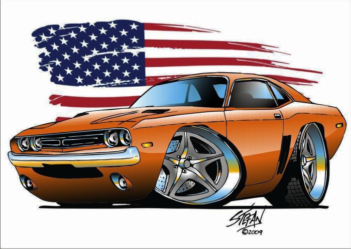 Muscle Car Drawing at GetDrawings | Free download