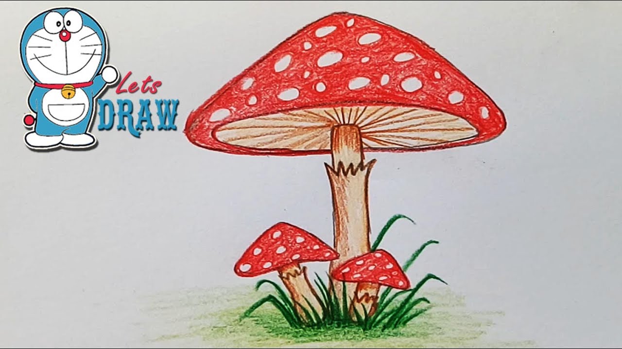 Mushroom Drawing At GetDrawings | Free Download