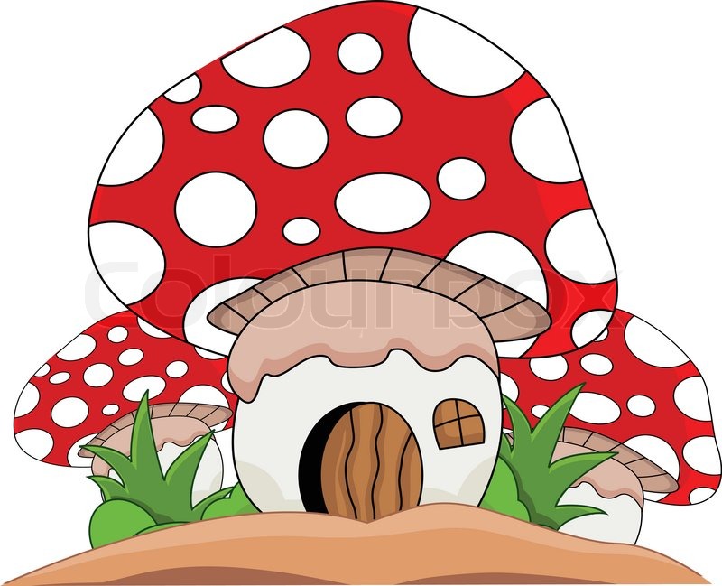 Mushroom House Drawing at GetDrawings | Free download