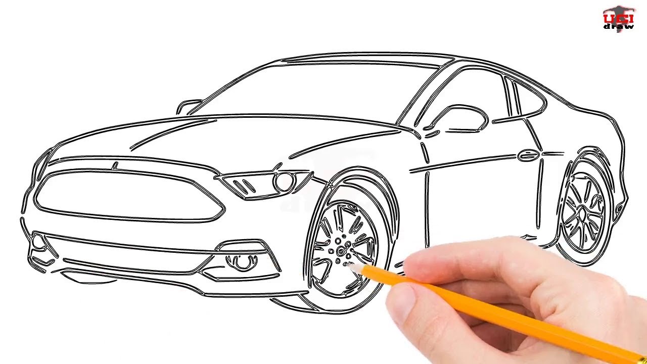 Mustang Drawing Step By Step at GetDrawings Free download