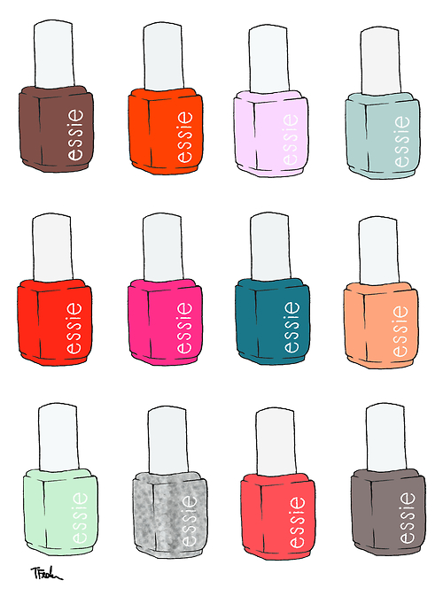 Nail Polish Drawing at GetDrawings | Free download